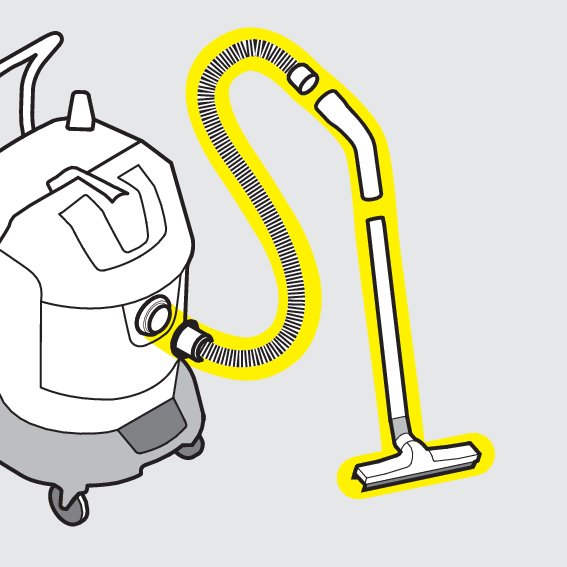 NT 50/1 Tact Te M (1380W, 50l) Odkurzacz do pyłów klasy L Kärcher